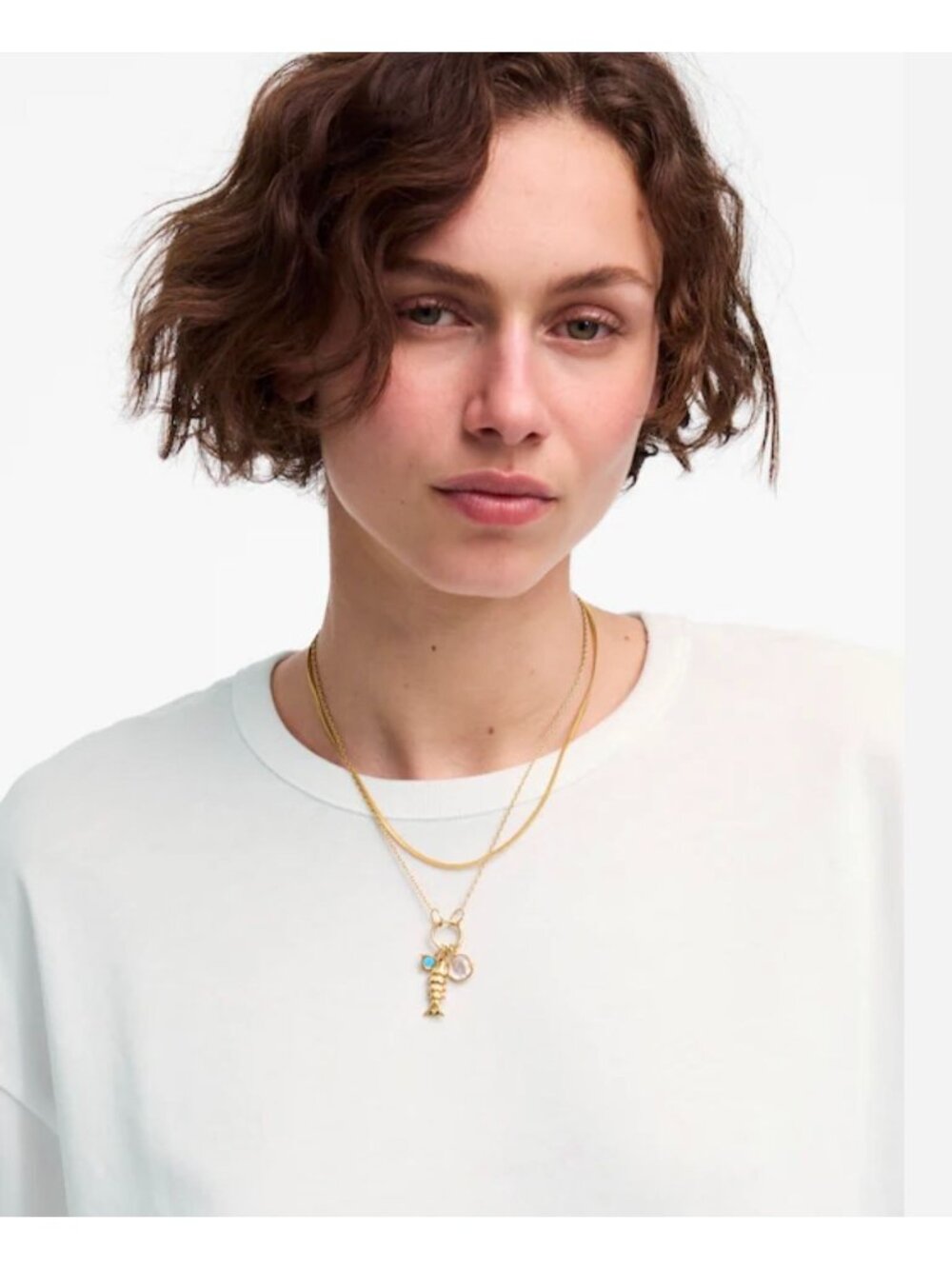 NWT Madewell Relaxed Boxy Tee in White - Size: Small - Picture 10 of 12